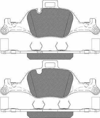 BSF 20217 - Гальмівні колодки, дискові гальма autocars.com.ua