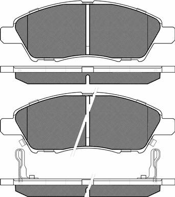 BSF 20227 - Гальмівні колодки, дискові гальма autocars.com.ua