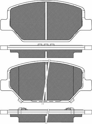 BSF 20233 - Гальмівні колодки, дискові гальма autocars.com.ua