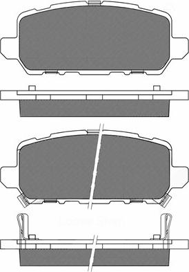 BSF 20252 - Гальмівні колодки, дискові гальма autocars.com.ua