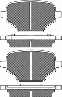 BSF 20279 - Гальмівні колодки, дискові гальма autocars.com.ua