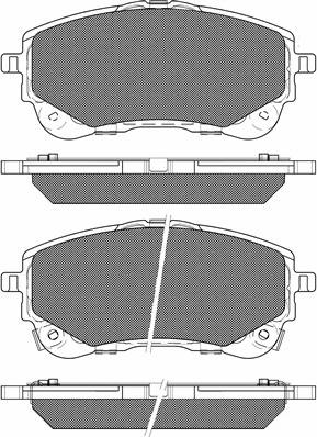 BSF 20280 - Гальмівні колодки, дискові гальма autocars.com.ua