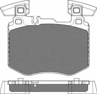 BSF 20291 - Гальмівні колодки, дискові гальма autocars.com.ua