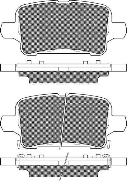 BSF 20300 - Гальмівні колодки, дискові гальма autocars.com.ua