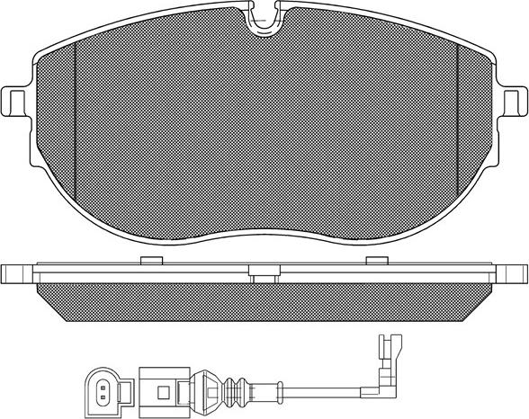 BSF 20310 - Гальмівні колодки, дискові гальма autocars.com.ua