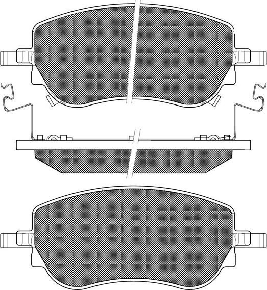BSF 20320 - Гальмівні колодки, дискові гальма autocars.com.ua