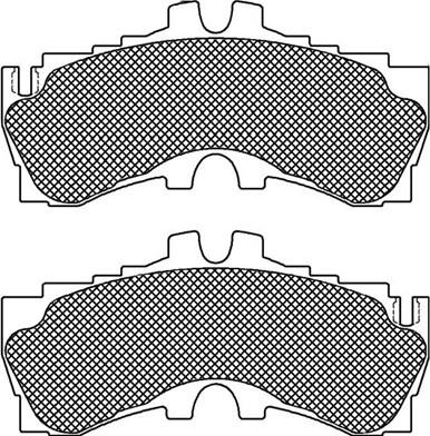 BSF 20321 - Гальмівні колодки, дискові гальма autocars.com.ua