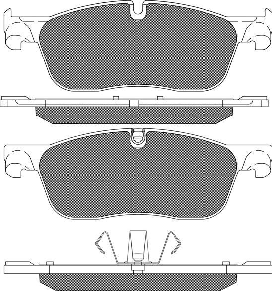 BSF 20323 - Гальмівні колодки, дискові гальма autocars.com.ua