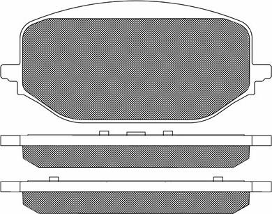 BSF 20330 - Гальмівні колодки, дискові гальма autocars.com.ua