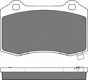 BSF 20341 - Гальмівні колодки, дискові гальма autocars.com.ua