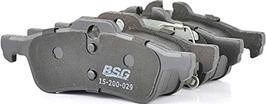 BSG BSG 15-200-029 - Гальмівні колодки, дискові гальма autocars.com.ua