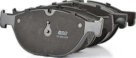 BSG BSG 15-200-039 - Гальмівні колодки, дискові гальма autocars.com.ua