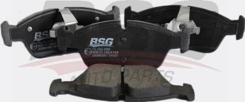 BSG BSG 15-202-009 - Тормозные колодки, дисковые, комплект avtokuzovplus.com.ua