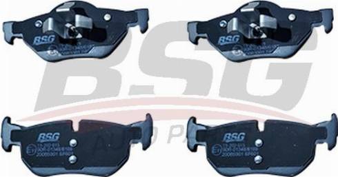 BSG BSG 15-202-015 - Гальмівні колодки, дискові гальма autocars.com.ua