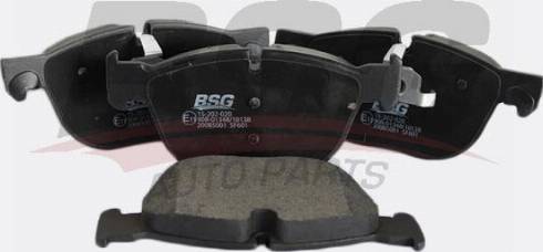 BSG BSG 15-202-020 - Гальмівні колодки, дискові гальма autocars.com.ua