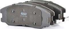 BSG BSG 16-200-001 - Гальмівні колодки, дискові гальма autocars.com.ua