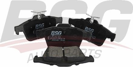 BSG BSG 16-202-004 - Гальмівні колодки, дискові гальма autocars.com.ua