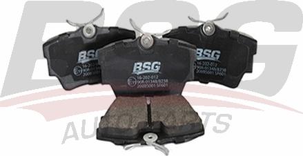 BSG BSG 16-202-012 - Гальмівні колодки, дискові гальма autocars.com.ua
