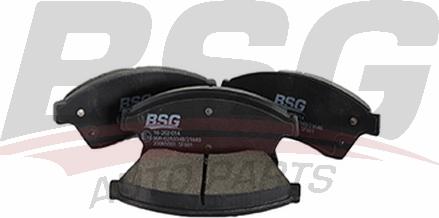 BSG BSG 16-202-014 - Тормозные колодки, дисковые, комплект autodnr.net