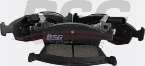 BSG BSG 25-202-004 - Тормозные колодки, дисковые, комплект avtokuzovplus.com.ua