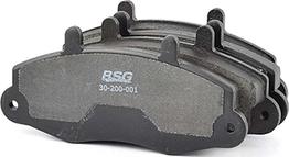BSG BSG 30-200-001 - Гальмівні колодки, дискові гальма autocars.com.ua