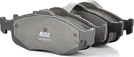 BSG BSG 30-200-025 - Тормозные колодки, дисковые, комплект avtokuzovplus.com.ua