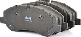 BSG BSG 30-200-036 - Тормозные колодки, дисковые, комплект autodnr.net