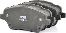 BSG BSG30200037 - Тормозные колодки, дисковые, комплект autodnr.net