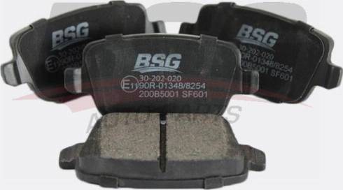 BSG BSG 30-202-020 - Гальмівні колодки, дискові гальма autocars.com.ua
