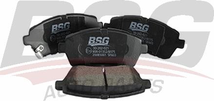 BSG BSG 30-202-021 - Гальмівні колодки, дискові гальма autocars.com.ua