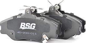 BSG BSG 40-200-011 - Тормозные колодки, дисковые, комплект avtokuzovplus.com.ua