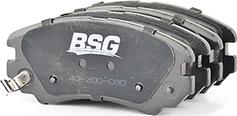 BSG BSG 40-200-030 - Тормозные колодки, дисковые, комплект avtokuzovplus.com.ua