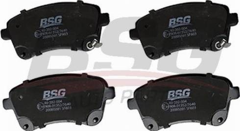 BSG BSG 40-202-004 - Тормозные колодки, дисковые, комплект autodnr.net