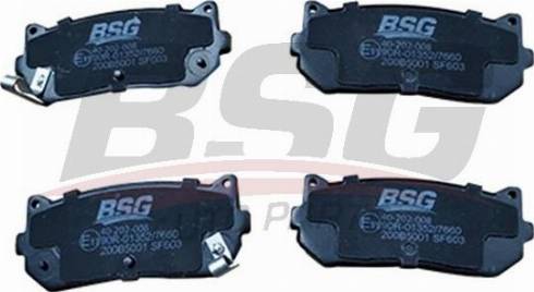 BSG BSG 40-202-008 - Гальмівні колодки, дискові гальма autocars.com.ua