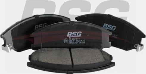 BSG BSG 40-202-011 - Тормозные колодки, дисковые, комплект autodnr.net