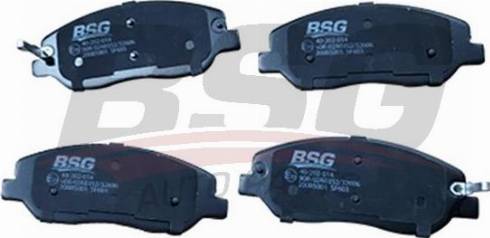 BSG BSG 40-202-014 - Гальмівні колодки, дискові гальма autocars.com.ua