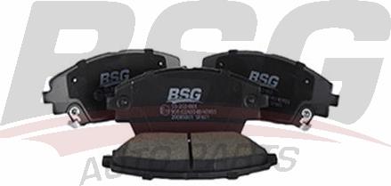 BSG BSG 55-202-001 - Гальмівні колодки, дискові гальма autocars.com.ua