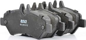 BSG BSG 60-200-012 - Тормозные колодки, дисковые, комплект avtokuzovplus.com.ua