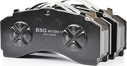 BSG BSG 60-200-017 - Тормозные колодки, дисковые, комплект autodnr.net