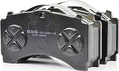 BSG BSG 60-200-018 - Гальмівні колодки, дискові гальма autocars.com.ua