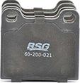 BSG BSG 60-200-021 - Тормозные колодки, дисковые, комплект autodnr.net