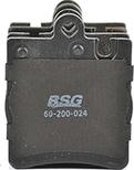BSG BSG 60-200-024 - Тормозные колодки, дисковые, комплект avtokuzovplus.com.ua