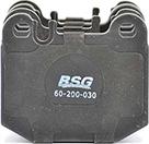 BSG BSG 60-200-030 - Гальмівні колодки, дискові гальма autocars.com.ua