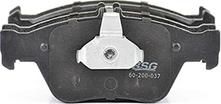 BSG BSG 60-200-037 - Гальмівні колодки, дискові гальма autocars.com.ua