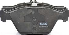 BSG BSG 60-200-038 - Гальмівні колодки, дискові гальма autocars.com.ua