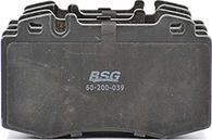 BSG BSG 60-200-039 - Гальмівні колодки, дискові гальма autocars.com.ua