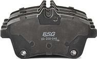 BSG BSG 60-200-046 - Гальмівні колодки, дискові гальма autocars.com.ua