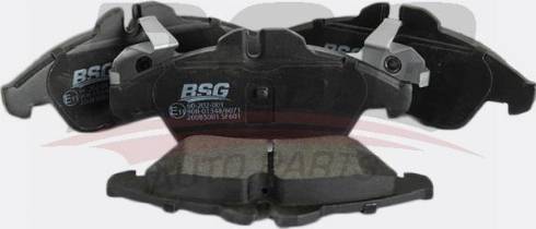 BSG BSG 60-202-001 - Гальмівні колодки, дискові гальма autocars.com.ua