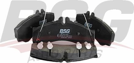 BSG BSG 60-202-003 - Тормозные колодки, дисковые, комплект autodnr.net