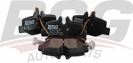 BSG BSG 60-202-008 - Тормозные колодки, дисковые, комплект avtokuzovplus.com.ua